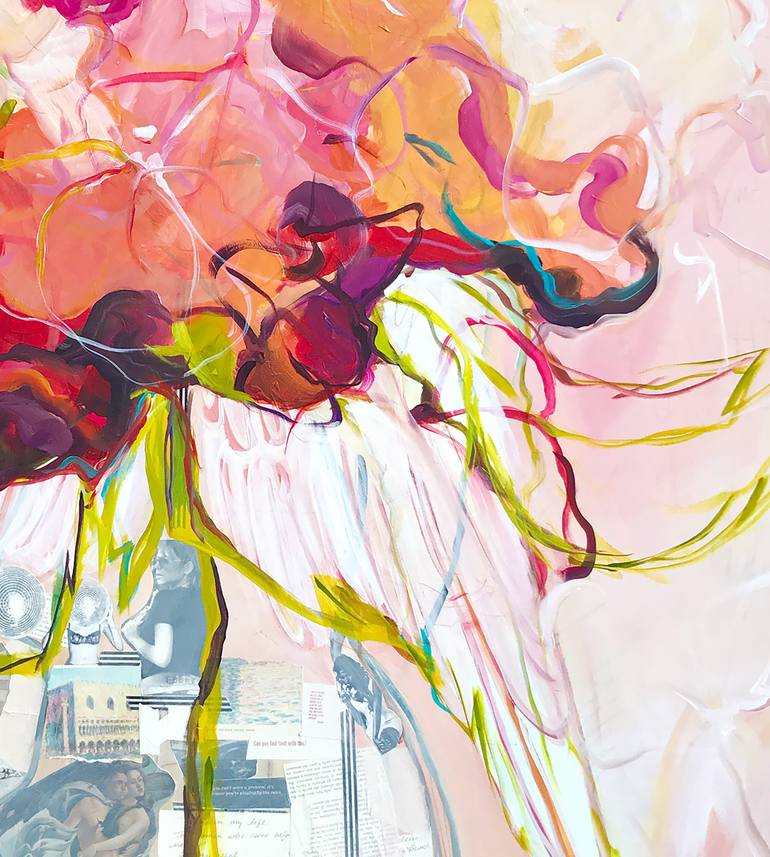 Original Figurative Women Mixed Media by Monica Lee Rich