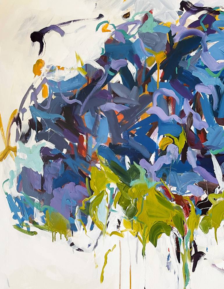 Original Abstract Expressionism Abstract Painting by Monica Lee Rich