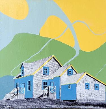 Original Conceptual Architecture Paintings by Naomi Lane