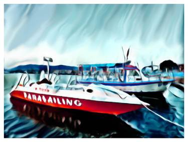 Print of Ship Paintings by Valentina Мalechkova
