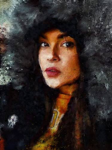 Original Fine Art Portrait Digital by Valentina Мalechkova