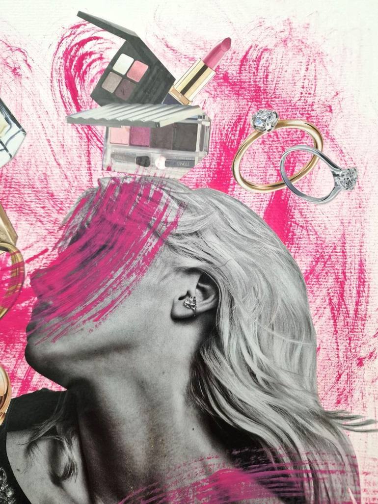 Original Conceptual Women Collage by Alena Yemelianova