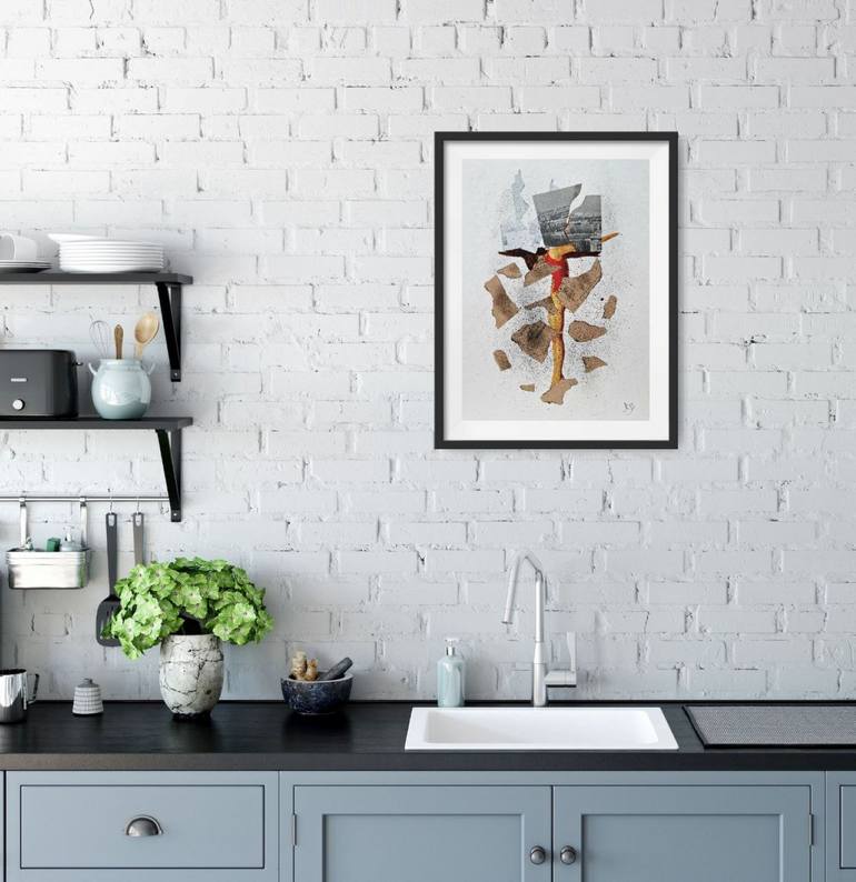 Original Conceptual Women Collage by Alena Yemelianova