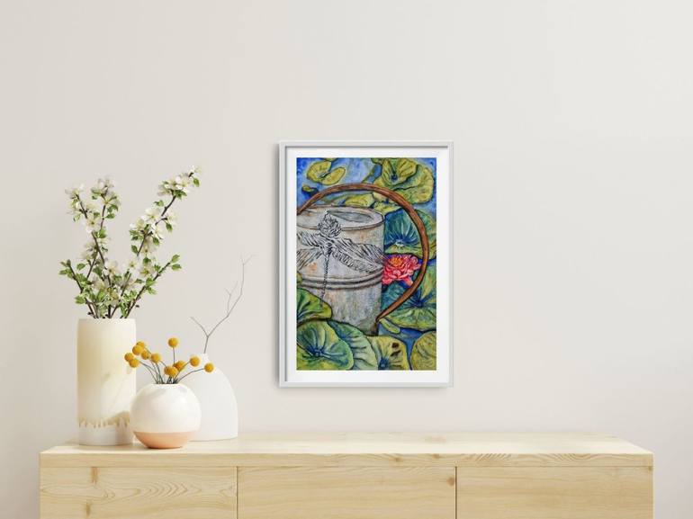 Original Expressionism Cities Painting by Alena Yemelianova