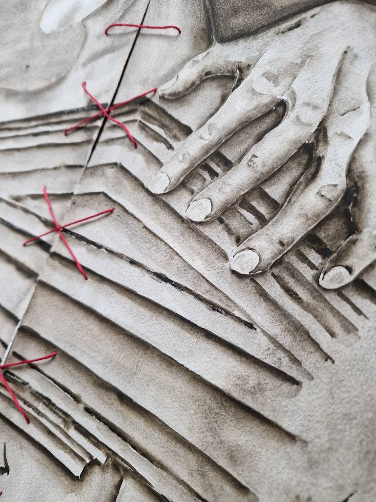 Original Conceptual Body Painting by Alena Yemelianova