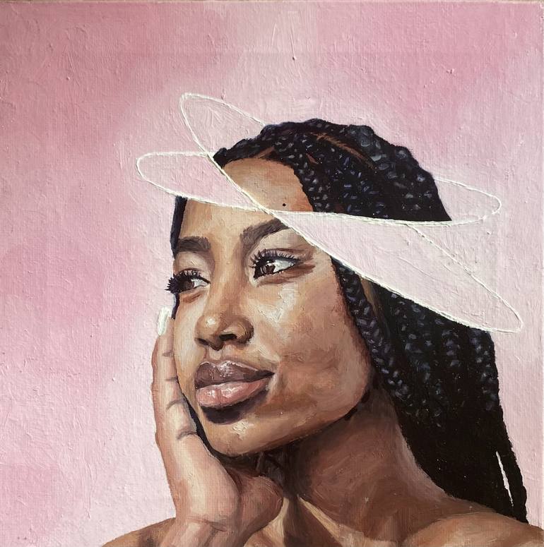 Original Figurative Women Painting by Ebonie Inch