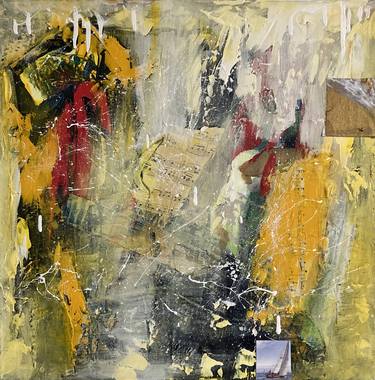 Original Abstract Expressionism Abstract Mixed Media by Angela Kirkner