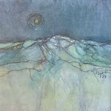 Original Expressionism Landscape Drawings by Dale Gibbs