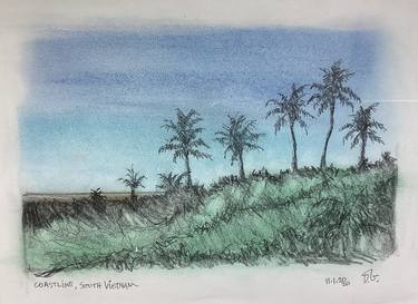 Original Impressionism Landscape Drawings by Dale Gibbs