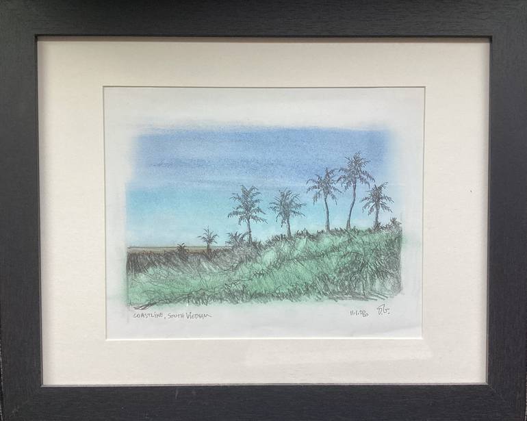 Original Impressionism Landscape Drawing by Dale Gibbs