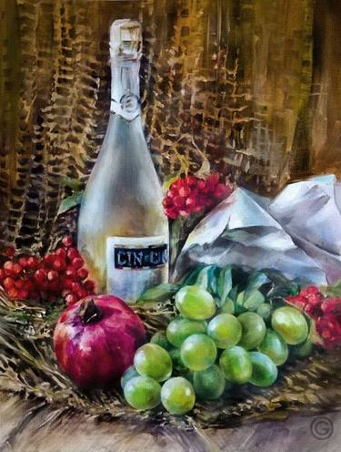 Original Fine Art Food & Drink Paintings by Aksana Hatalskaya