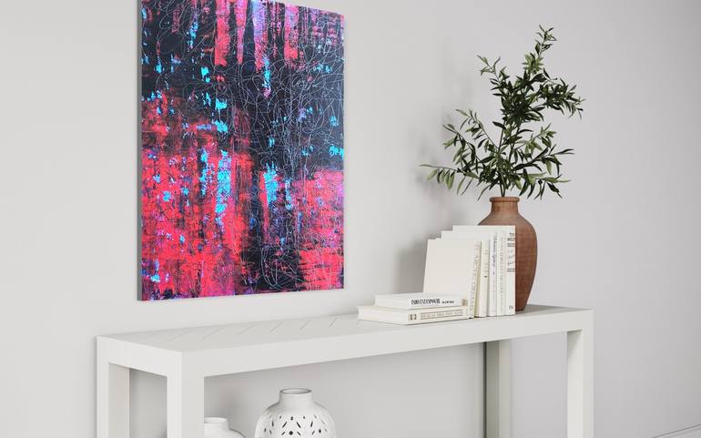 Original Abstract Painting by Mihaela Castellano