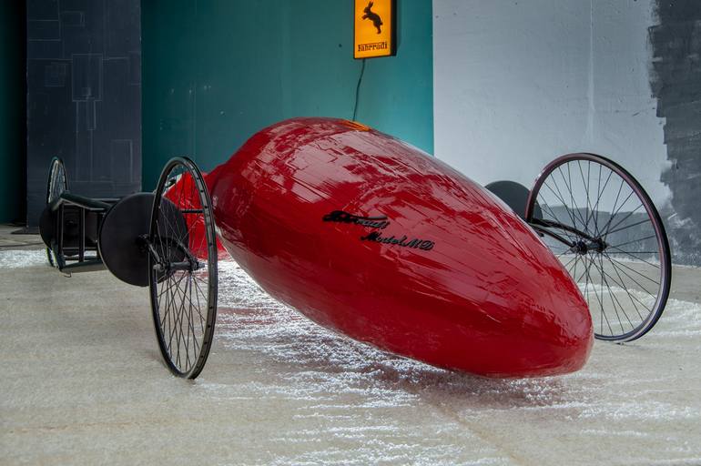 Original Automobile Sculpture by Hannes Langeder