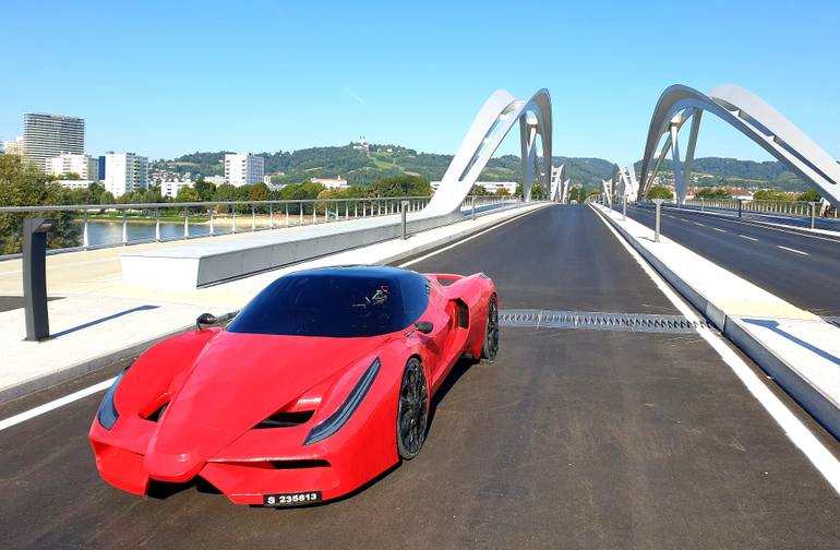 Original Contemporary Transportation Sculpture by Hannes Langeder