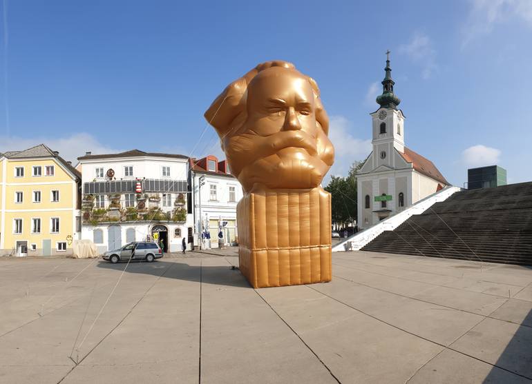 Original Other Politics Sculpture by Hannes Langeder