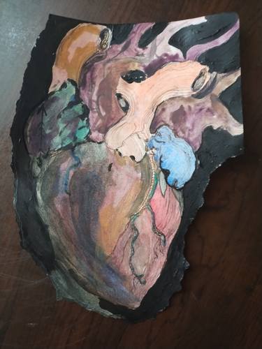 Original Realism Fantasy Mixed Media by Tamimah Hunter