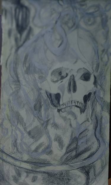 Original Abstract Time Painting by Tamimah Hunter