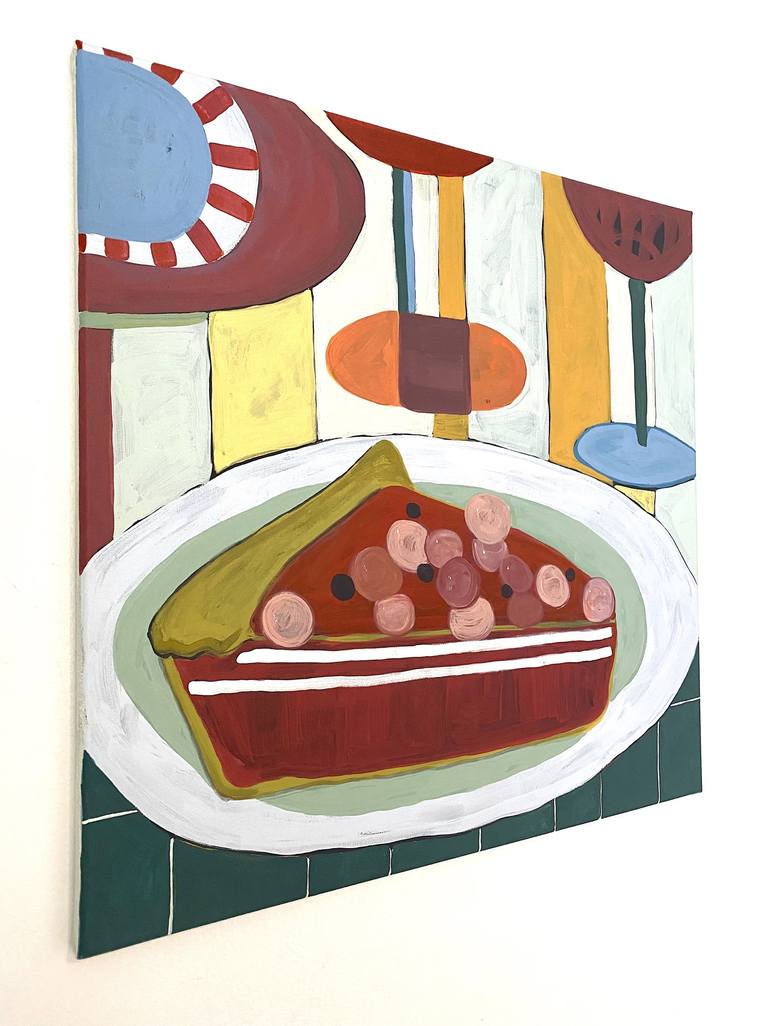 Original Contemporary Kitchen Painting by Derek Denovo
