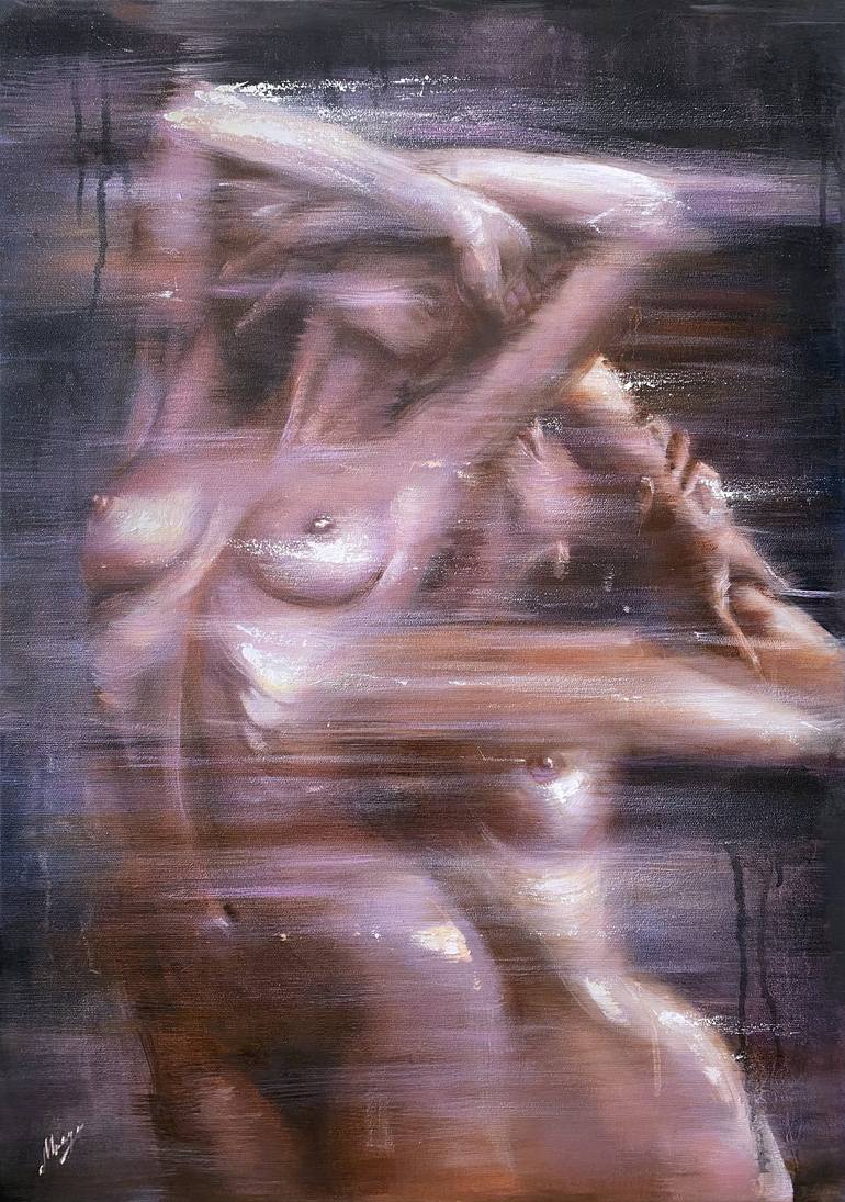 Naked women. Expressive oil painting for bedroom Painting by Mlada  Kravchenko | Saatchi Art