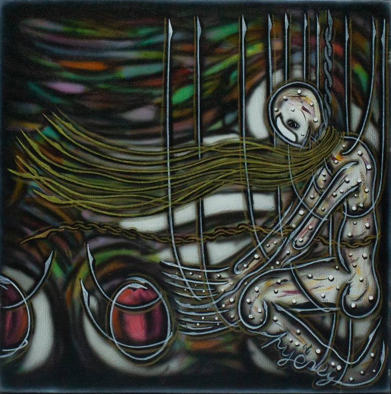 Original Expressionism Abstract Painting by Hakan Yoney