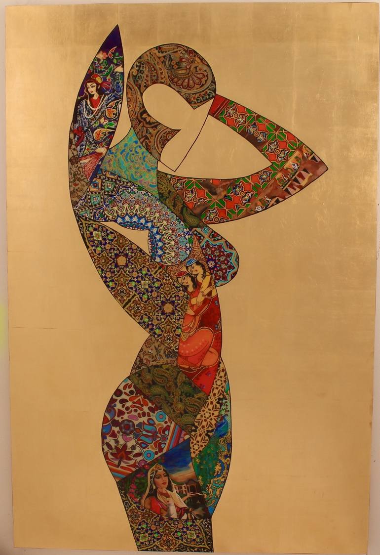 Original Figurative Body Paintings by Nickita Bahmani