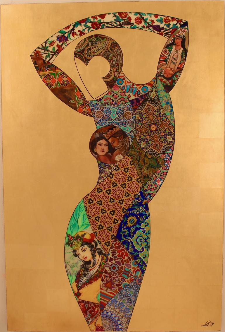 Original Abstract Body Paintings by Nickita Bahmani