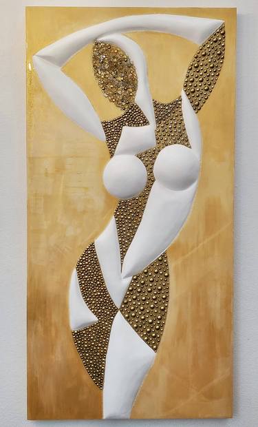 Original Conceptual Abstract Mixed Media by Nickita Bahmani