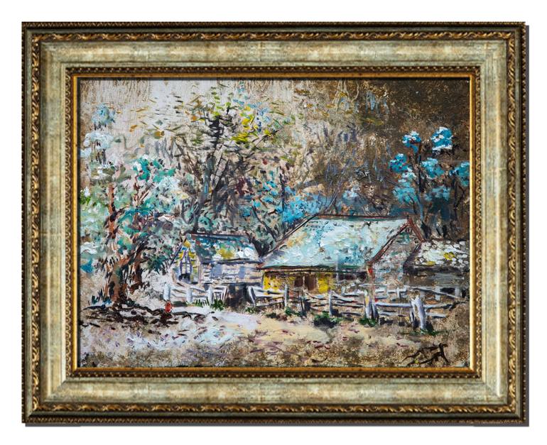 Original Expressionism Landscape Painting by Serena Xu Ning