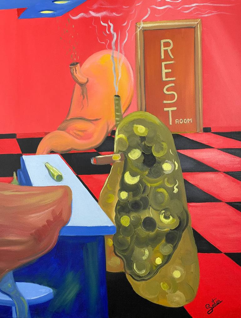 Original Expressionism Body Painting by Daniel Arce