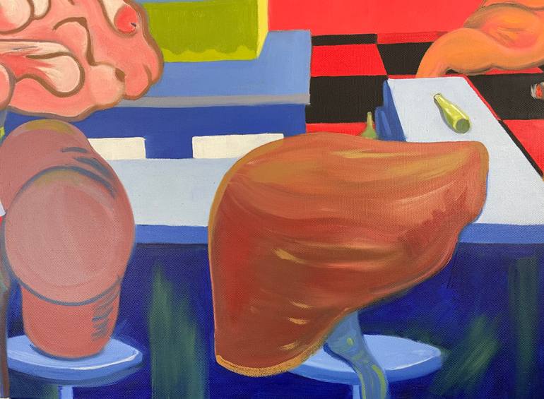 Original Expressionism Body Painting by Daniel Arce