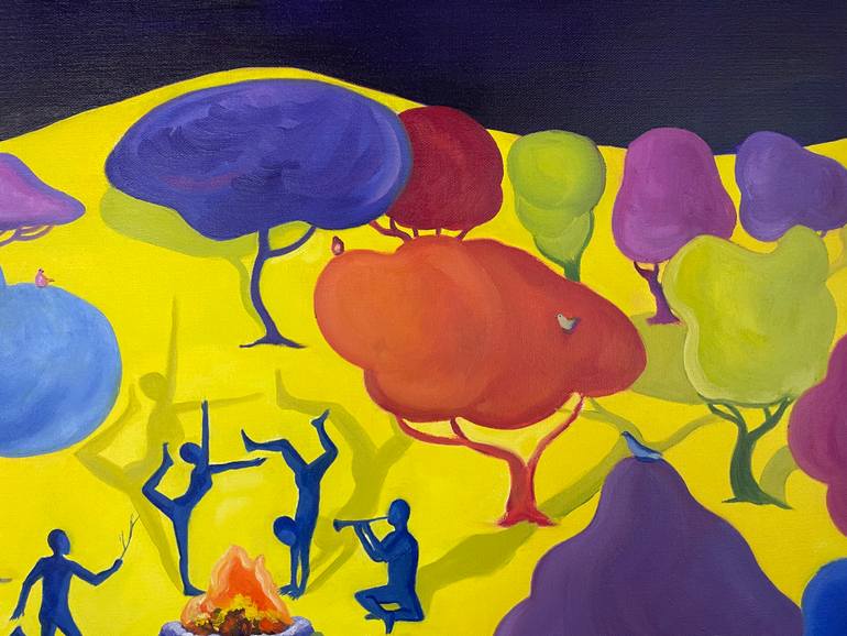 Original Expressionism Landscape Painting by Daniel Arce