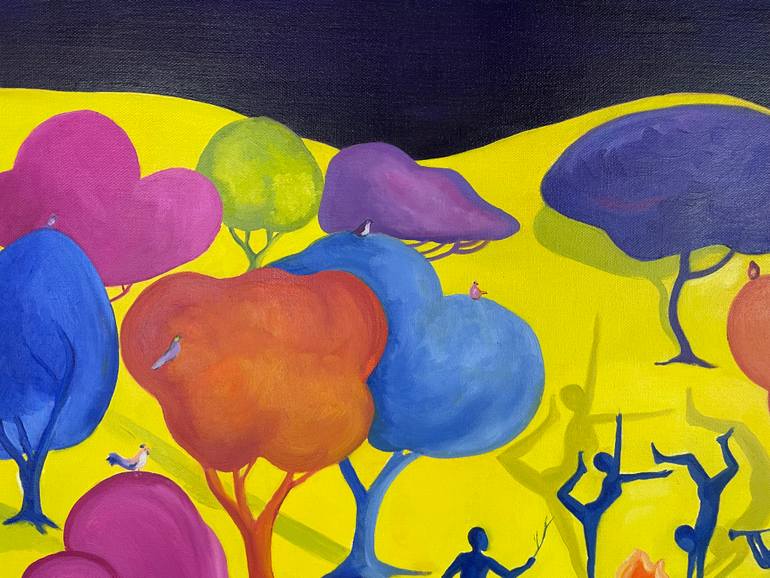 Original Expressionism Landscape Painting by Daniel Arce
