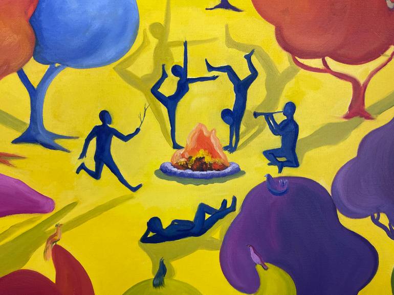 Original Expressionism Landscape Painting by Daniel Arce
