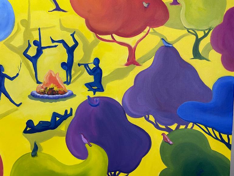 Original Expressionism Landscape Painting by Daniel Arce