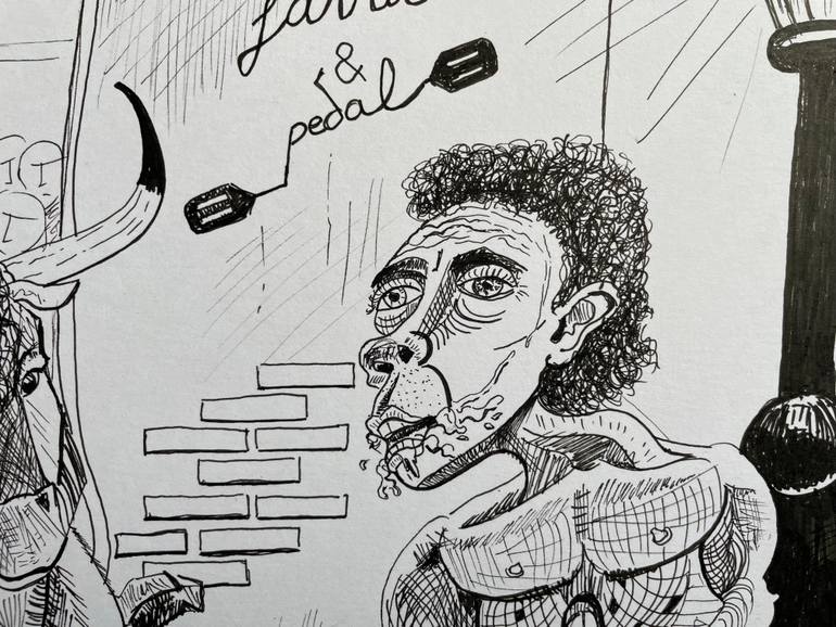 Original Contemporary Fantasy Drawing by Daniel Arce