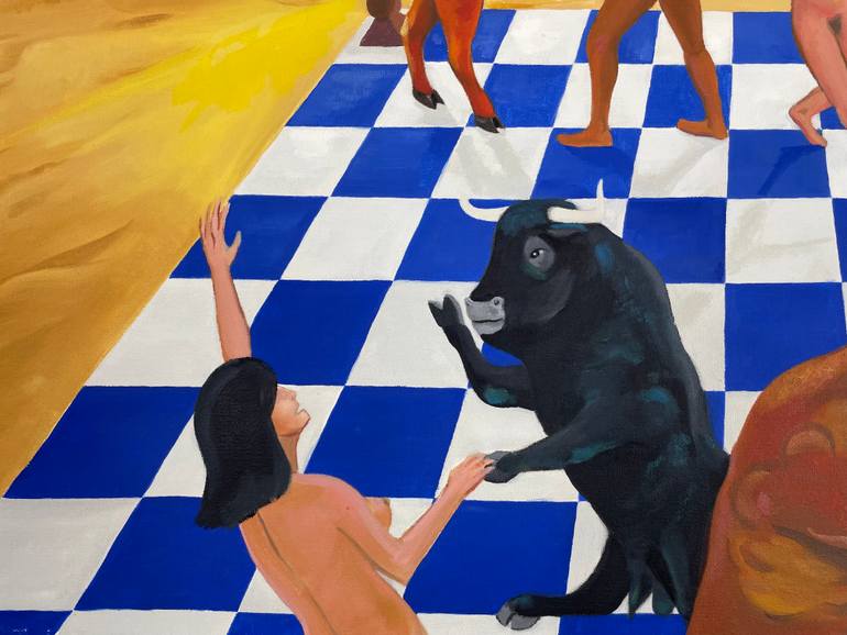 Original Surrealism Fantasy Painting by Daniel Arce