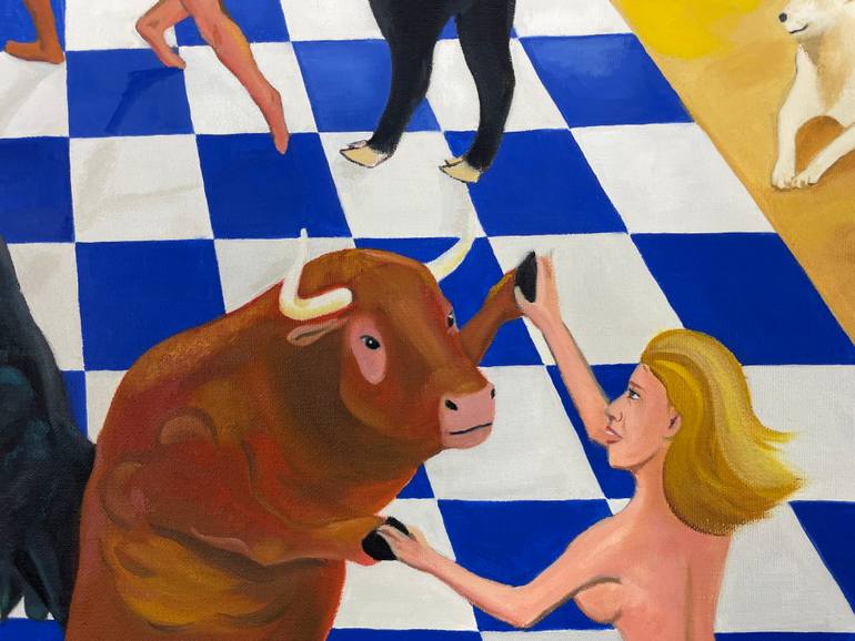 Original Surrealism Fantasy Painting by Daniel Arce