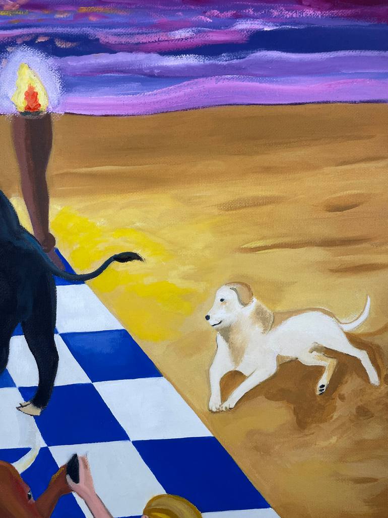 Original Surrealism Fantasy Painting by Daniel Arce