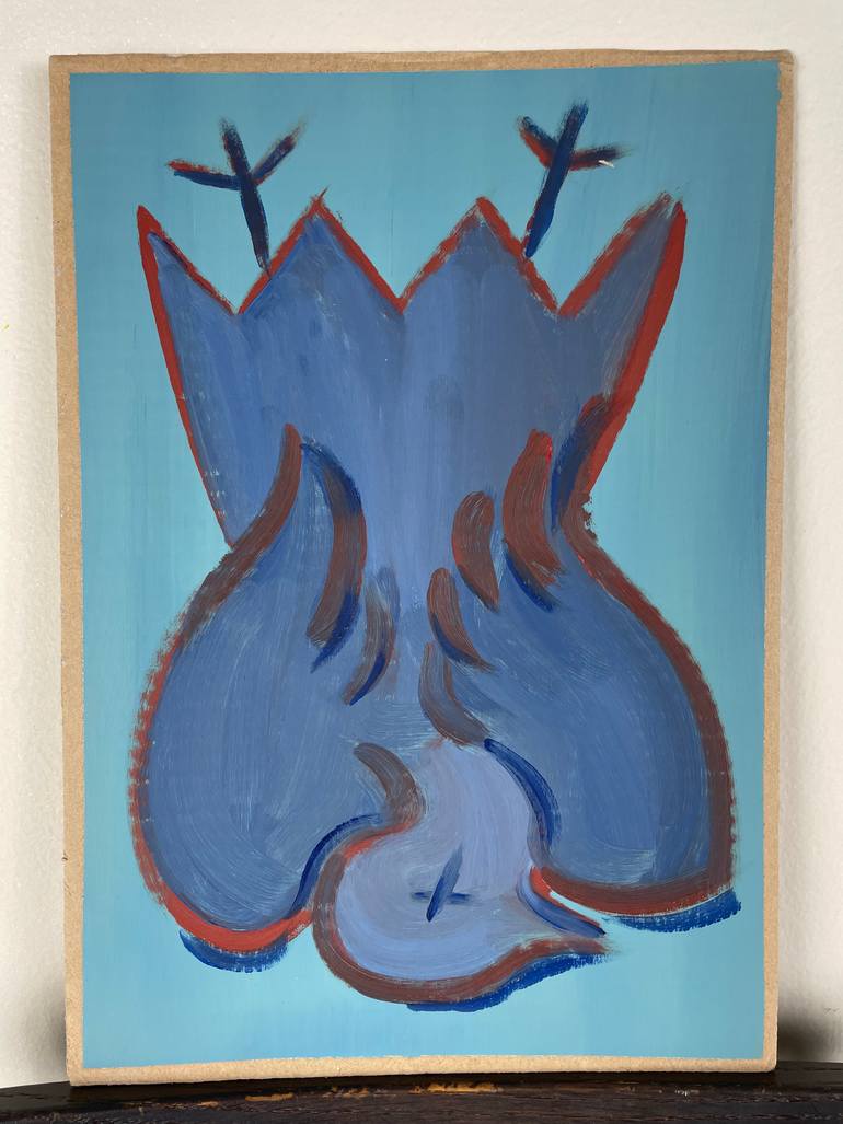 Original Expressionism Animal Painting by Daniel Arce