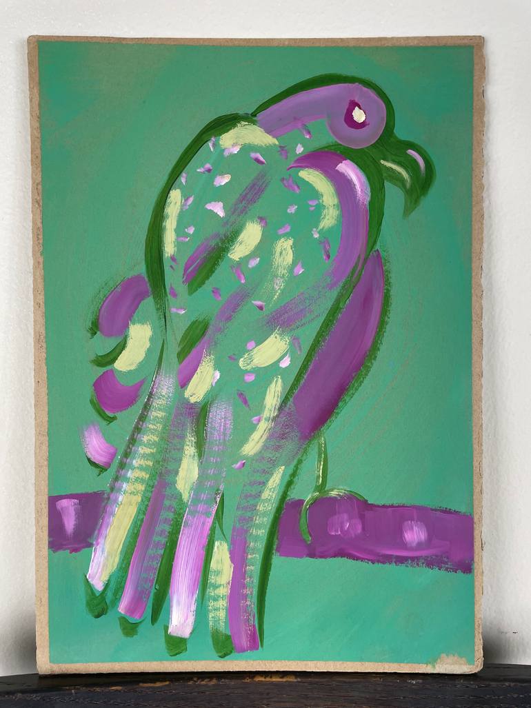 Original Expressionism Animal Painting by Daniel Arce