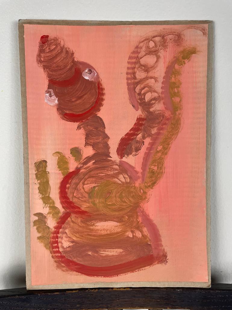 Original Expressionism Animal Painting by Daniel Arce