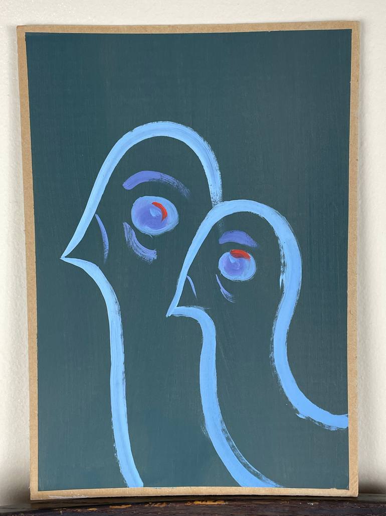 Original Expressionism Animal Painting by Daniel Arce