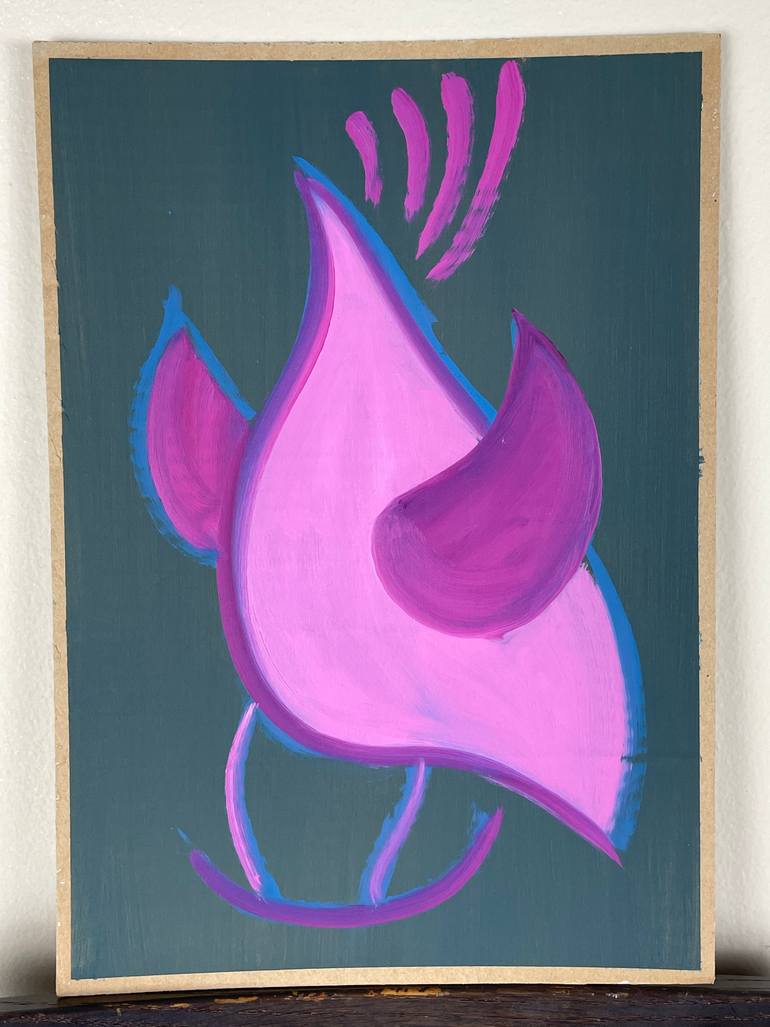 Original Abstract Animal Painting by Daniel Arce