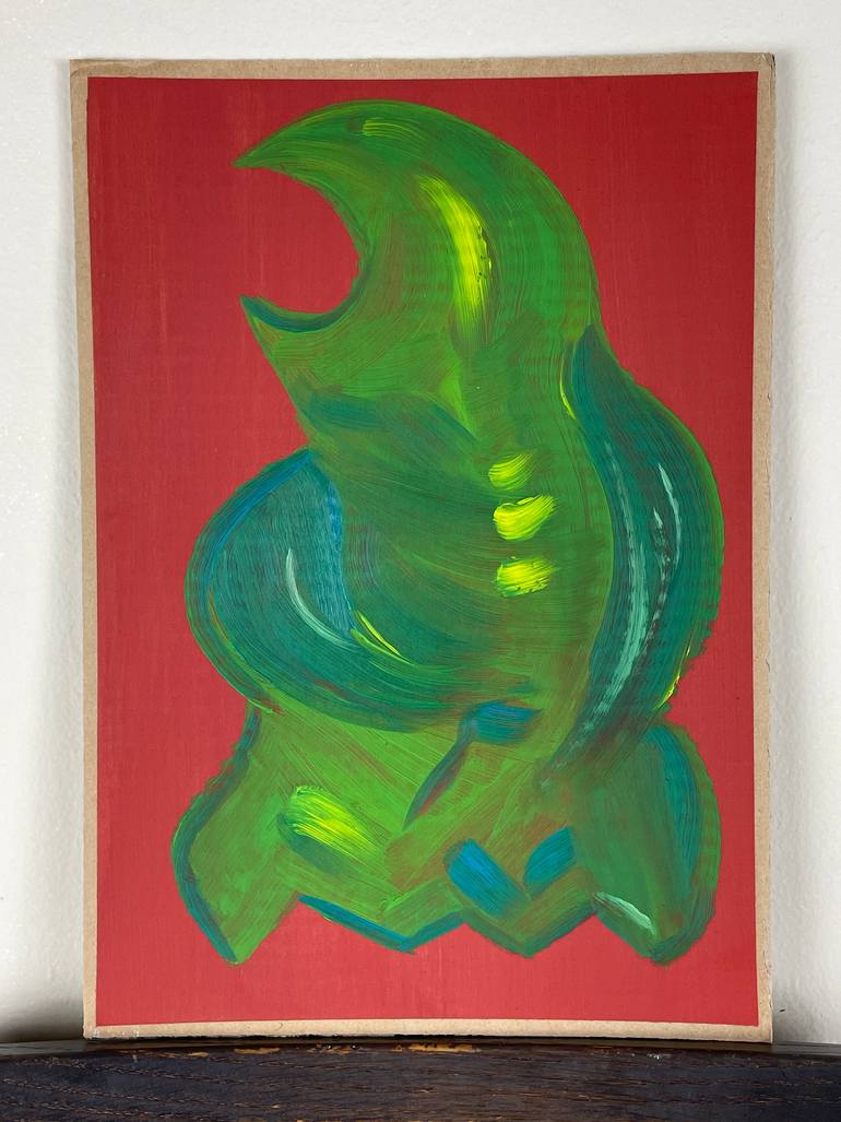 Original Expressionism Animal Painting by Daniel Arce