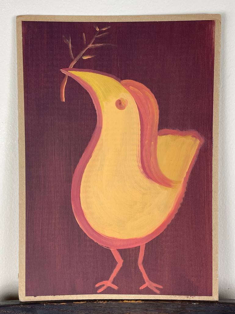 Original Fauvism Animal Painting by Daniel Arce