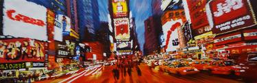 Original Contemporary Cities Paintings by Rattapon Pirat