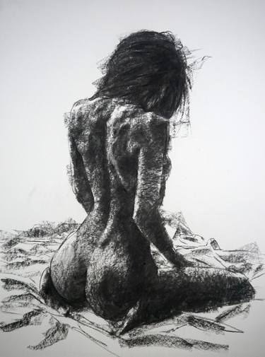 Print of Conceptual Nude Drawings by Rattapon Pirat