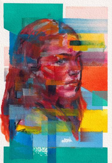 Print of Conceptual Portrait Paintings by Rattapon Pirat