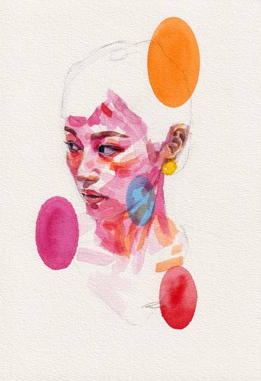 Print of Conceptual Portrait Paintings by Rattapon Pirat