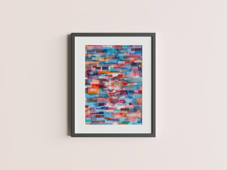 Original Conceptual People Painting by Rattapon Pirat